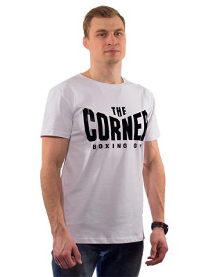 Мужская футболка хлопок (CORNER) - Белый